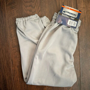 Champro Sports Youth Boys Grey Baseball Pants XS